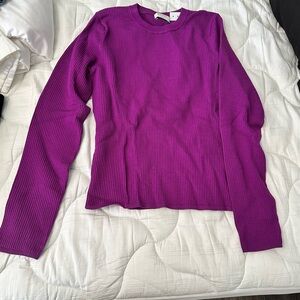 Babaton Ribbed Long Sleeve Sweater